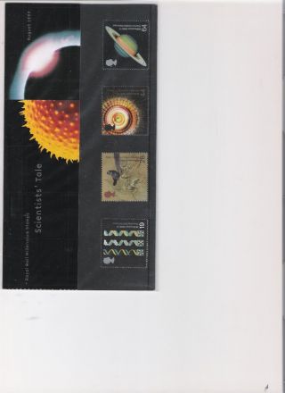 1999 Royal Mail Presentation Pack Scientists Tale photo