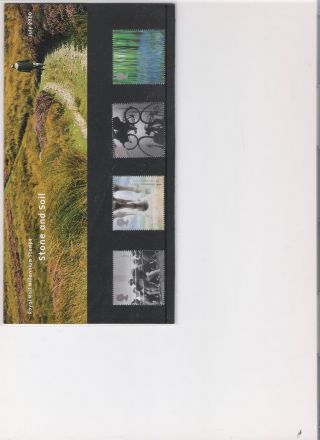 2000 Royal Mail Presentation Pack Stone And Soil photo