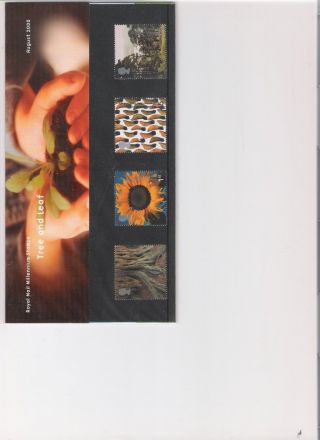 2000 Royal Mail Presentation Pack Tree And Leaf photo