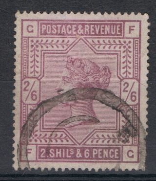 Victorian 1883 - 84 2/6 Lilac (circular Postmark) Sg 178 Cat Val £160.  00+ photo