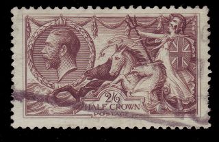 Gb.  Kgv,  1918,  2s6d Seahorse Stamp. photo