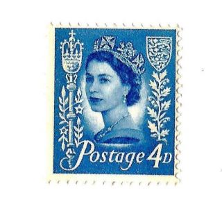 Great Britain - Elizabeth Ii - 1 X 4d photo
