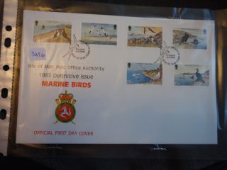 Isle Of Man First Day Cover 1983 Definitives 1p - 11p photo