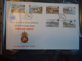 Isle Of Man First Day Cover 1983 Definitives 12p - 18p photo