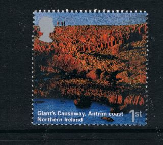 The Giant ' S Causeway Northern Ireland Illustrated On 2004 British Stamp Nh photo