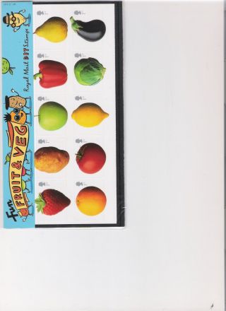 2003 Royal Mail Presentation Pack Fun Fruit & Veg photo