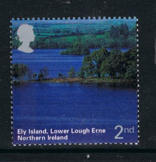 Ely Island Lough Erne Northern Ireland Illustrated On 2004 British Stamp Nh photo