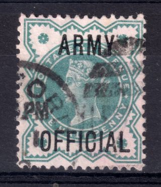 Gb = Town/village Cancel.  On Qv Stamp,  `529 / Milford` Army Official photo