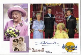 2000 Queen Mother 100th Birthday Handsigned By Photographer Of M/sheet Image Fdc photo