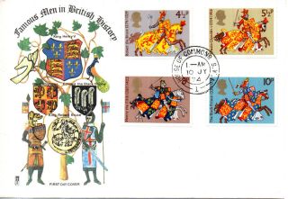 10 July 1974 Great Britons Philart First Day Cover House Of Commons Sw1 Cds photo