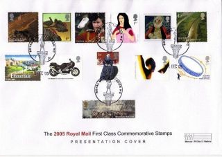 2005 12 X First Class Commemoratives Mercury Oversized First Day Cover photo