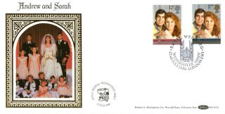 22 July 1986 Royal Wedding Benham Blcs 15 First Day Cover Westminster Abbey Shsd photo