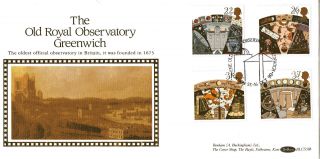 16 October 1990 Astronomy Benham Blcs 58b First Day Cover Greenwich Observatorya photo