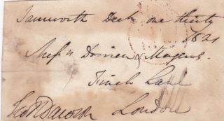 George R.  Dawson M.  P.  Signed Front: Anglo - Irish Politician (1821) photo