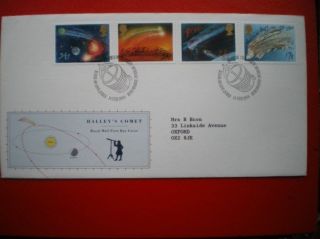 Cover 1986 Haleys Comet Fdc photo
