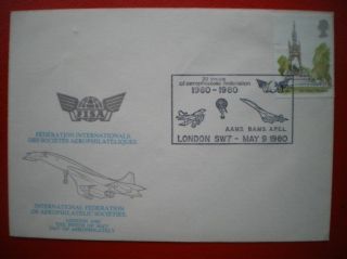 Event Cover 1980 Fisa Convention 20 Years Of Aerophilatelic Federation photo