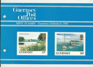 Guernsey Presentation Pack Guernsey Definitives 1984 photo