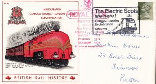 (27877) Gb Cover Trains Br14b The Royal Scot Carried Electrification 6 May 1974 photo