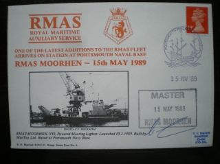 Marriott Ltd Edit Cover Signed Rmas Moorhen 1989 photo