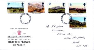 1994 Prince Charles 25th Anniversary.  Hemel Hempstead Postmark Fdc photo