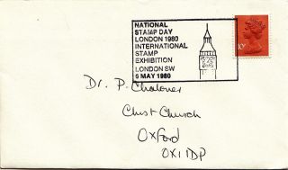 (27881) Gb Cover National Stamp Day - London Sw 6 May 1980 photo