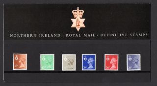 1983 Gb Northern Ireland Definitives Presentation Pack 4 photo