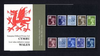1981 Gb Wales/cymru Low Value Decimal Definitive Presentation Pack 129c photo