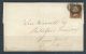 Gb Qv 1854 1d.  Red Plate 100 Db Archer Perf On Cover To Dumfries Sg 16b Victoria photo 1