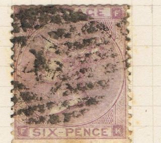 1862 Victorian 6d Lilac Sg 85 (plate 4) Cat Val £325.  00 photo