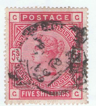 Victorian 5s Red Sg 180 Fine With No Faults Cat Value £250.  00 photo
