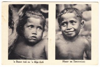 Timor Mission Children Fundraising Postcard Uden Netherlands 1941 Cover photo