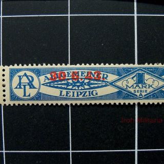 German Nazi Arl/gmbh Revenue Trade Stamp - 1943 - Xxrare - - Bend - Ww2 Germany - 1 Mark photo