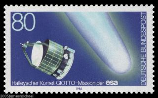 Germany,  1986,  Appearance Of Halley ' S Comet,  Sg 2119, photo