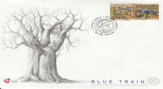 South Africa 1997 Fdc Blue Train Service 1v Cover Class 34,  900 Diesel Locomotive photo