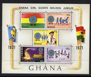 Ghana 425a - Girl Guides,  Flags photo