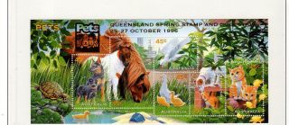 Australia.  Pets.  Queensland Spring Stamp & Coin Show 1996. photo