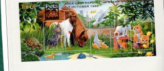 Australia.  Pets.  Asda Centrepoint Stamp & Coin Fair 1996. photo