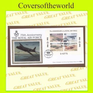 St Kitts 1993 Raf 75th Anniv.  M/s First Day Cover photo