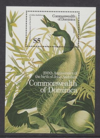 Dominica - 1986 Birth Bicentenary Of John J.  Audubon (2nd Issue) Ms Umm / photo