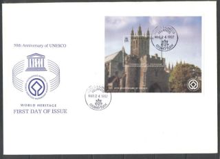 Canterbury Cathedral Unesco On Turks & Caicos 1997 Fdc photo