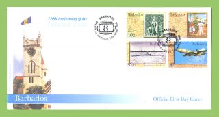 Barbados 2002 150th Anniversary Of Inland Post First Day Cover photo