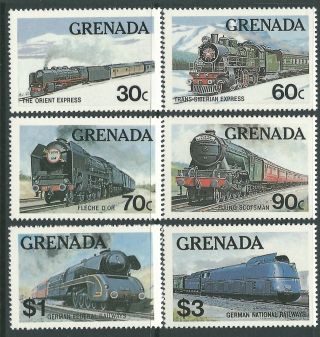 Grenada 1982 - Transport Train Locomotive Railwyas Railroad - Sc 1120/5 photo