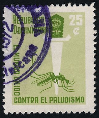 Dominican Republic 560 - Malaria Eradication,  Who,  Mosquito photo