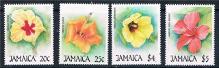 Jamaica 1987 Christmas Flowers Sg 703/6 photo