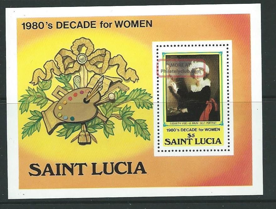 St.  Lucia Sgms601 1981 Decade For Women Caribbean photo
