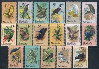Barbados 1979 Birds Definitives 17v Sg622/38 photo