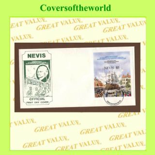 Nevis 1987 Bicentennial Of The American Constitution Mini Sheet First Day Cover photo