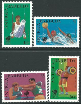 Antigua 1988 - Sports Summer Olympics Seoul 88 Boxing Gymnastic - Sc 1140/3 photo