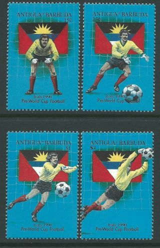 Antigua 1989 - Sports World Cup Soccer Championships Italy 90 - Sc 1217/0 photo