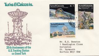 (28167) Turks & Caicos Fdc Us Tracking Station Grand Turk - 1977 photo